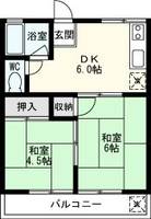吉岡コーポの間取り