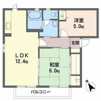 福島県伊達市保原町字西町(アパート)の賃貸物件の間取り
