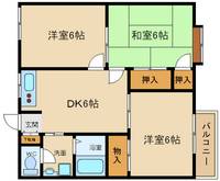 ロイヤルハイツ福田の間取り