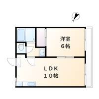 ラフィネヴィラ大福 六番館の間取り