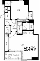 大阪府大阪市西区靱本町3(マンション)の賃貸物件の間取り