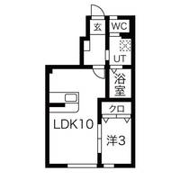 山形県東根市若木三条通り(アパート)の賃貸物件の間取り