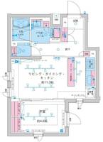 東京都文京区大塚4(マンション)の賃貸物件の間取り