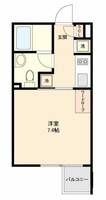東京都渋谷区代々木3(マンション)の賃貸物件の間取り