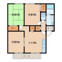 サンビレッジYAMAMOTO D棟の間取り