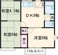 大阪府岸和田市土生町9(アパート)の賃貸物件の間取り