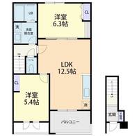 物件の間取り画像