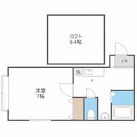 北海道札幌市中央区南十六条西9(アパート)の賃貸物件の間取り