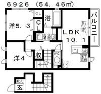 グリーンハイツの間取り