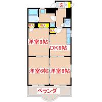 サンハイツ天保山 H棟の間取り