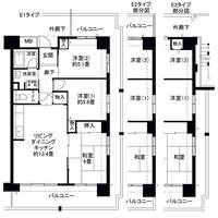 フロール山田町第1の間取り