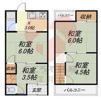 大阪府堺市西区神野町1(一戸建)の賃貸物件の間取り
