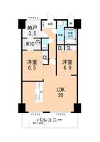 アンピールメゾン光助新町の間取り