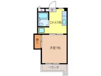 岐阜県岐阜市黒野(マンション)の賃貸物件の間取り