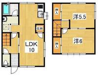 神奈川県小田原市小八幡2(一戸建)の賃貸物件の間取り