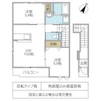 茨城県水戸市見川町(アパート)の賃貸物件の間取り