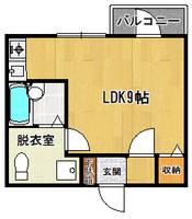 マンション紅花の間取り