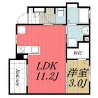 千葉県千葉市花見川区検見川町2(アパート)の賃貸物件の間取り