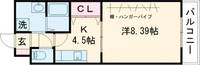 滋賀県彦根市西沼波町(アパート)の賃貸物件の間取り