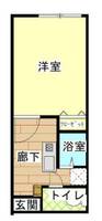 プレジール天神の間取り