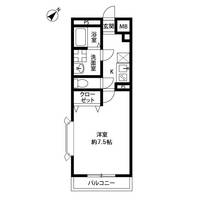 アンプルールフェール 東浅川の間取り