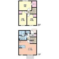 宮城県仙台市若林区南小泉4(一戸建)の賃貸物件の間取り