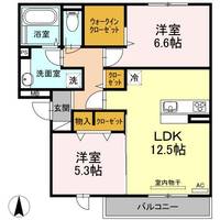広島県福山市三吉町4(アパート)の賃貸物件の間取り