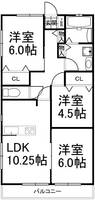ビオラ翠香園の間取り