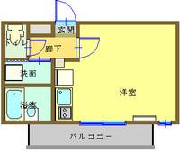 愛知県名古屋市守山区鳥神町(マンション)の賃貸物件の間取り