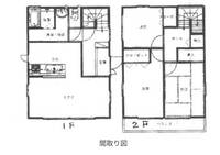 静岡県浜松市中央区天王町(一戸建)の賃貸物件の間取り