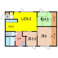 北海道旭川市旭町一条14(一戸建)の賃貸物件の間取り