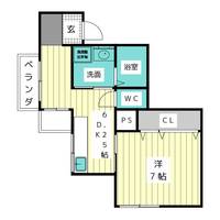 八事ハイツの間取り