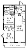 東京都中野区東中野4(マンション)の賃貸物件の間取り