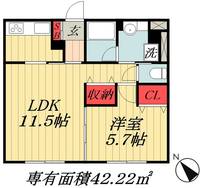 千葉県市川市富浜2(マンション)の賃貸物件の間取り