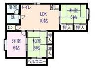 シャルム柳ヶ丘の間取り