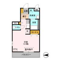 栃木県宇都宮市南大通り1(アパート)の賃貸物件の間取り