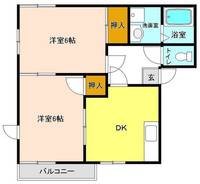 ジュネスピアBの間取り