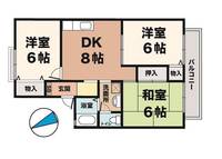 兵庫県神戸市西区竜が岡5(アパート)の賃貸物件の間取り