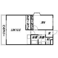 静岡県浜松市中央区新橋町(マンション)の賃貸物件の間取り