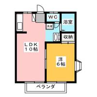 リヴィエラAの間取り