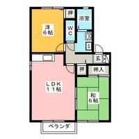 アムールAOKI 南棟の間取り