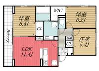 千葉県市原市五所(アパート)の賃貸物件の間取り