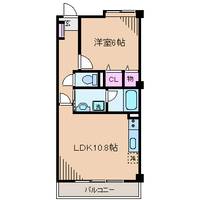 神奈川県横浜市港北区樽町3(マンション)の賃貸物件の間取り