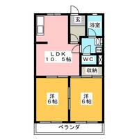 コートプレイスWESTの間取り