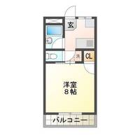 栗真ロイヤルハイツ 東棟の間取り