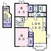 群馬県前橋市青葉町(アパート)の賃貸物件の間取り