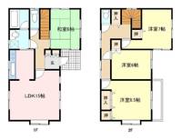 埼玉県北葛飾郡松伏町大字大川戸(一戸建)の賃貸物件の間取り