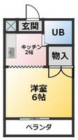 グリーンハイツの間取り