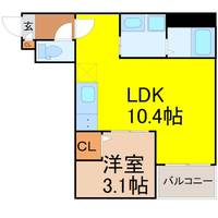愛知県名古屋市南区芝町(アパート)の賃貸物件の間取り