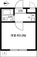 フレンドハイツ城北の間取り